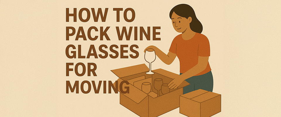 How to Pack Wine Glasses for Moving | Professional Movers